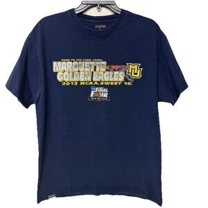 Marquette University 2012 NCAA Road to the Final Four T Shirt Jansport Men L GUC